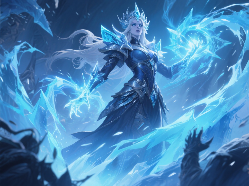 此外，游戏的玩法设计也极具吸引力。冰之女皇不仅拥有